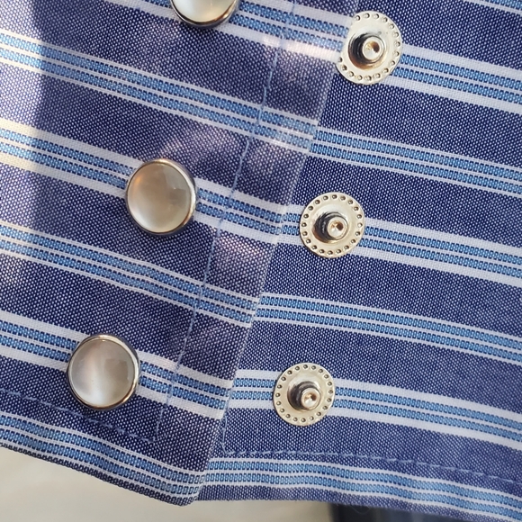 Vintage Men's Plains Western Wear XLT Long Sleeve Button Up Shirt - Picture 7 of 7